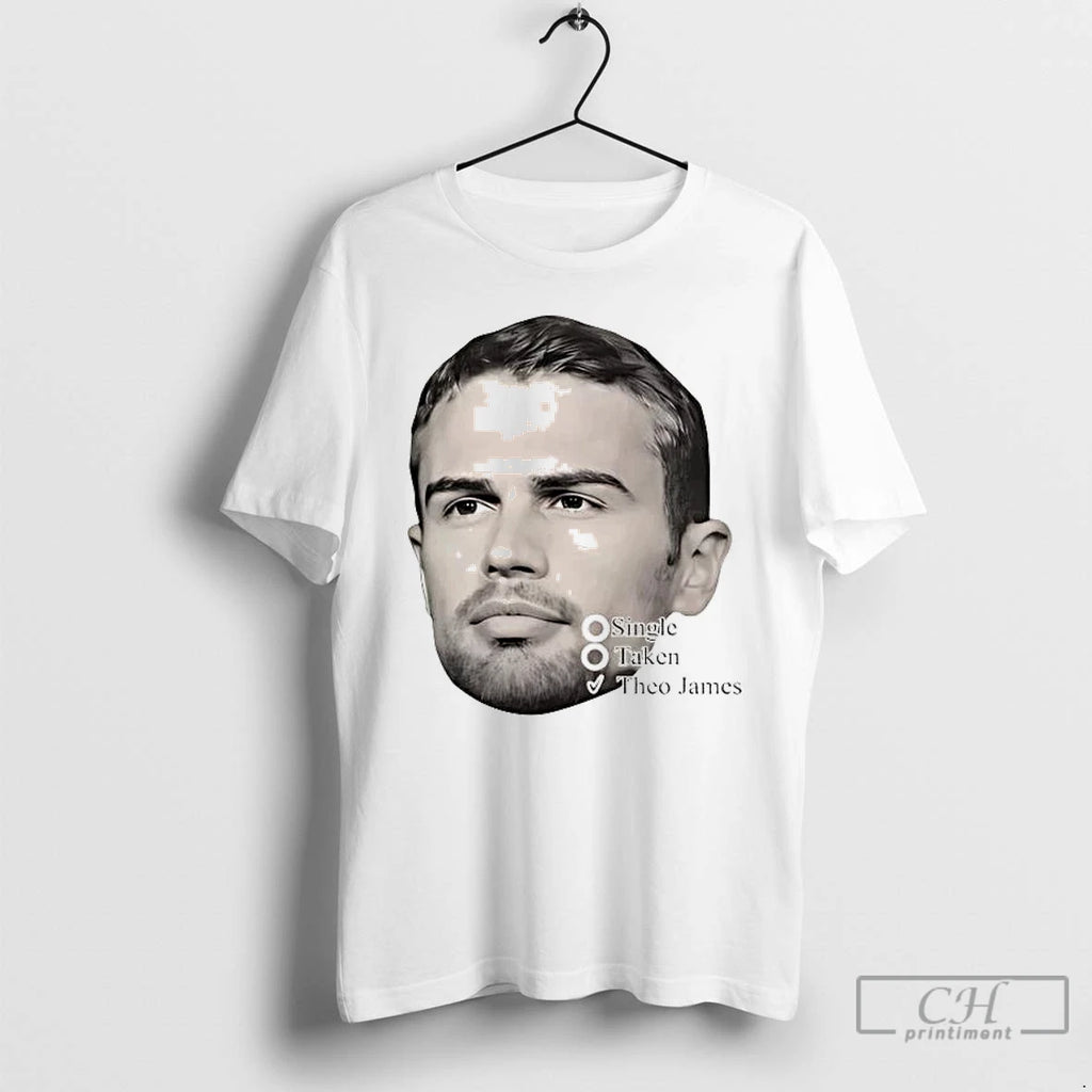 Premium Theo James Single Taken Big Head