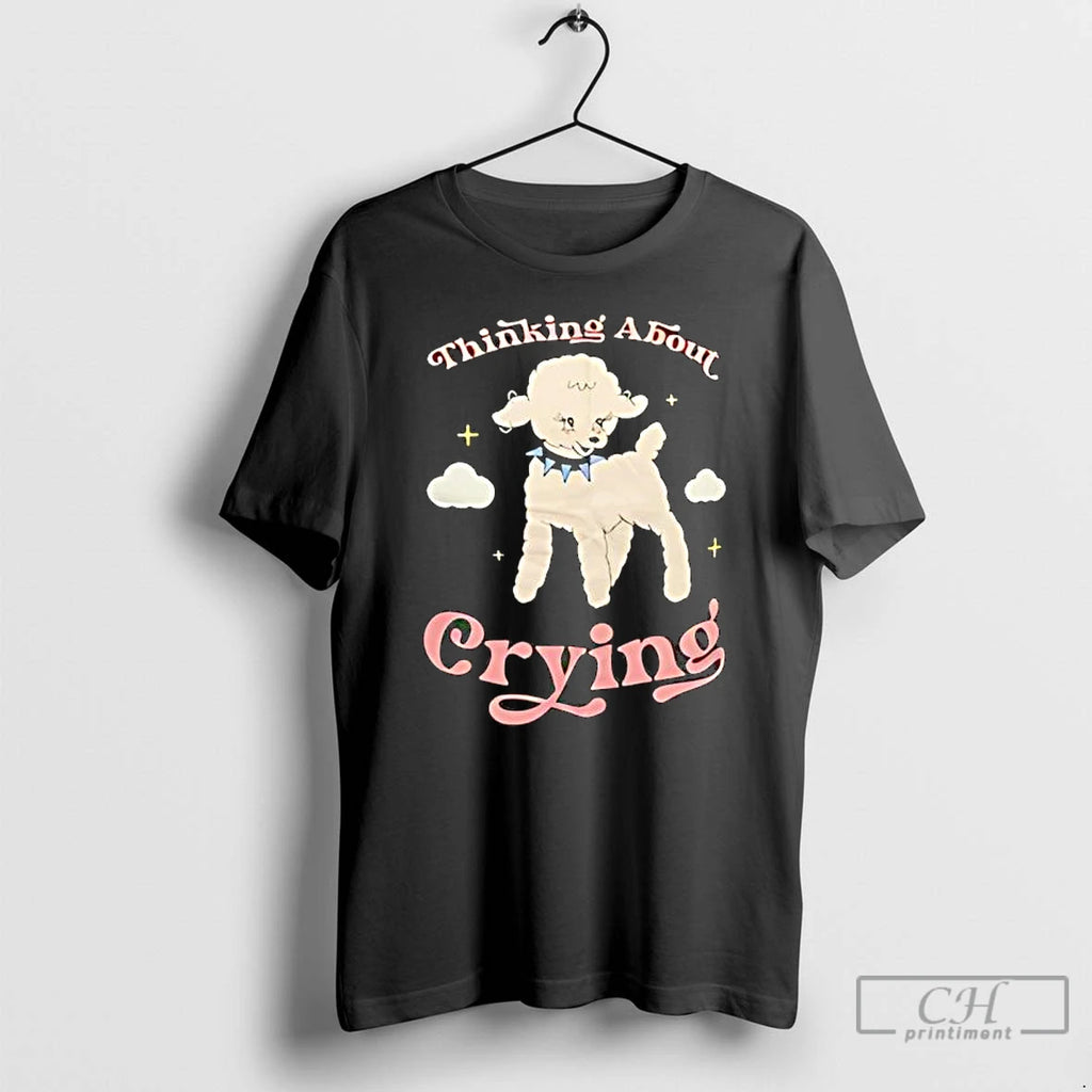 Premium Thinking About Crying Lamb Graphic
