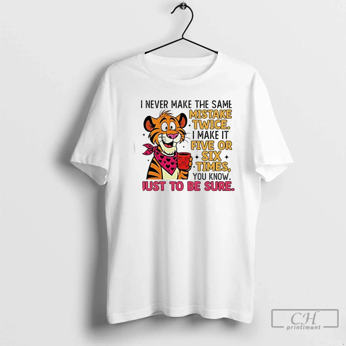 Tiger I Never Make Same Mistake Twice I Make Five Six