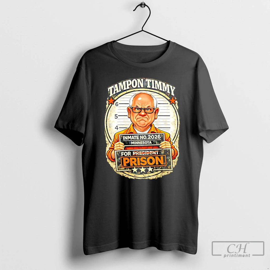 Premium Tim Walz Tampon Tim For Prison Inmate No 2026 Mugshot