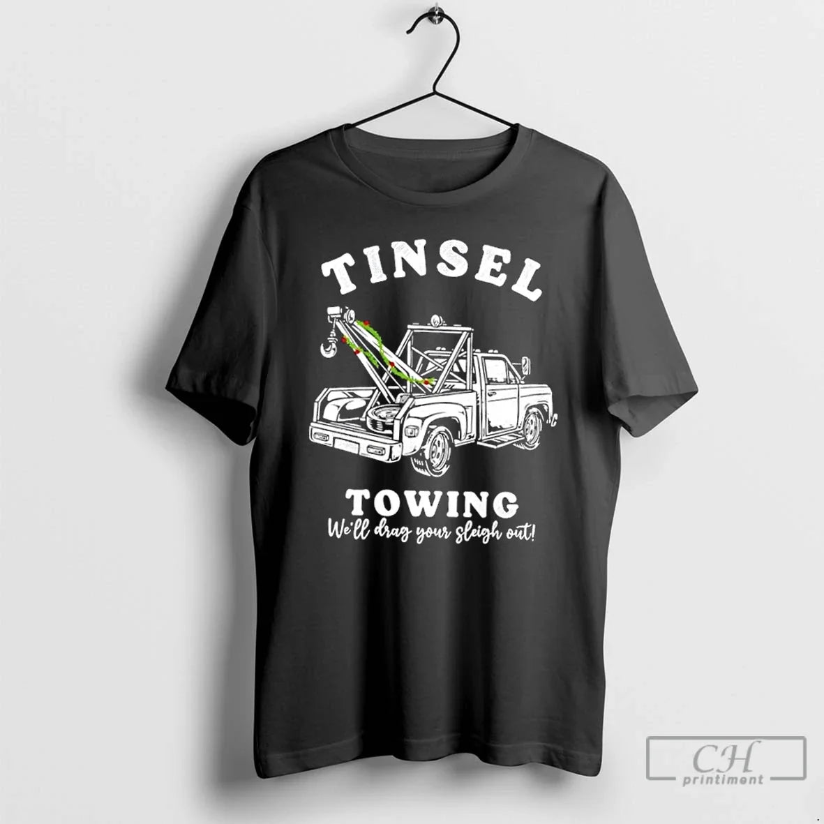 Tinsel Towing Well Drag Sleigh Out