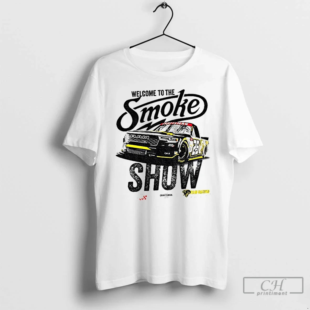 Tony Stewart Welcome Smoke Show Kaulig Racing Ram Logo