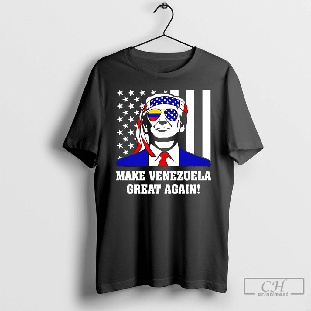 Premium Trump Make Venezuela Great Again Usa Flag