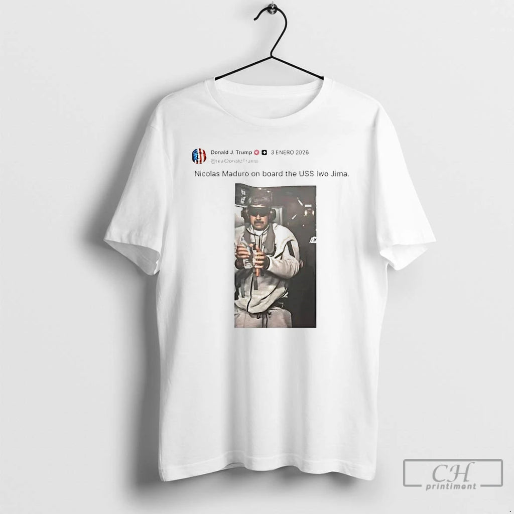 Premium Trump On X Nicolas Maduro On Board The Uss Iwo Jima T Shirts Sweater