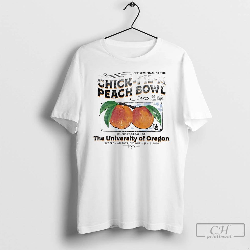Premium University Of Oregon Cfp Semifinal At The 2026 Peach Bowl Vintage T Shirts Sweater