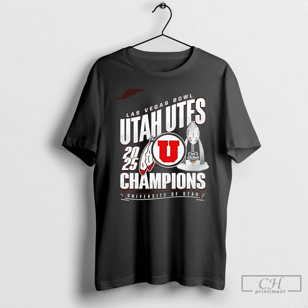 Premium Utah Utes Las Vegas Bowl Champions 25 Football Trophy