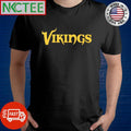 Premium Vikings text graphic 2025 shirt Unisex , , , Long Sleeve Tee