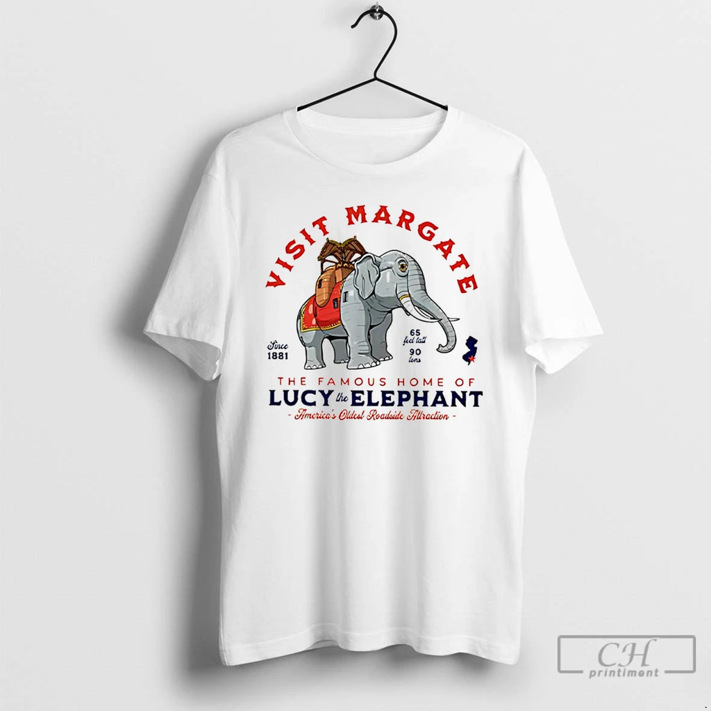 Premium Visit Margate Since 1881 The Famous Home Of Lucy The Elephant T Shirts Sweater