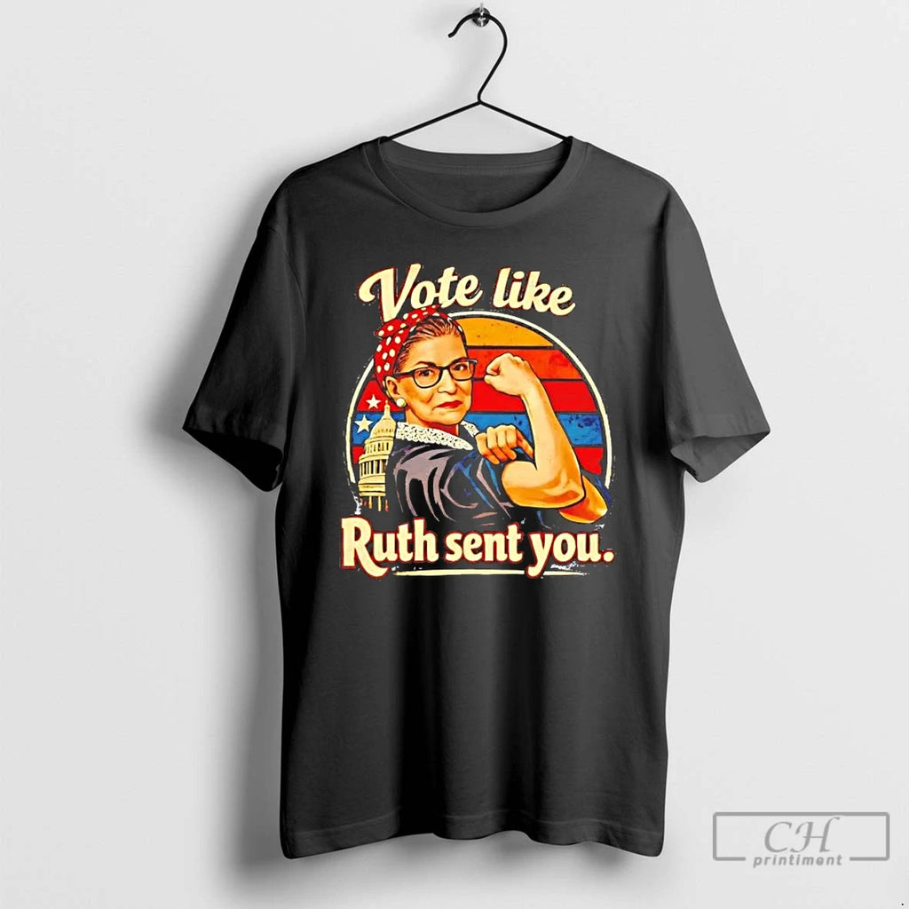Premium Vote Like Ruth Bader Ginsburg Sent You Feminist Vintage