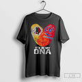 Washington Sports Redskins X Wizards My Dna Fingerprint Heart