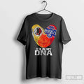 Washington Sports Redskins X Mystics My Dna Fingerprint Heart