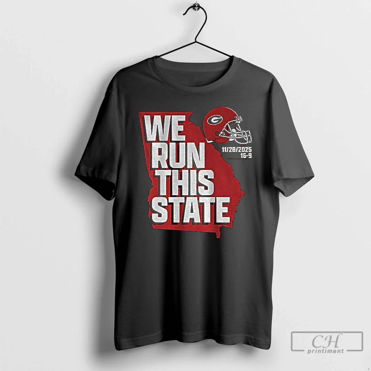 We Run This State 11 28 2025 Georgia Bulldogs Football Logo