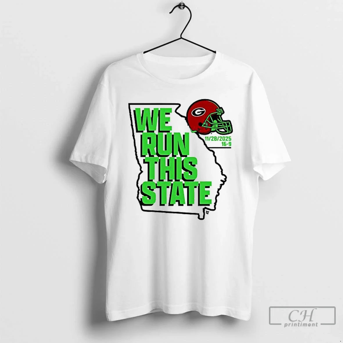 We Run This State 2025 Georgia Football Map Helmet