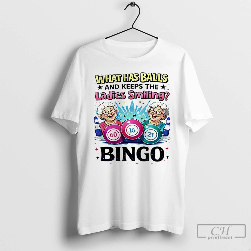 Premium What Has Balls And Keeps The Smiling Bingo