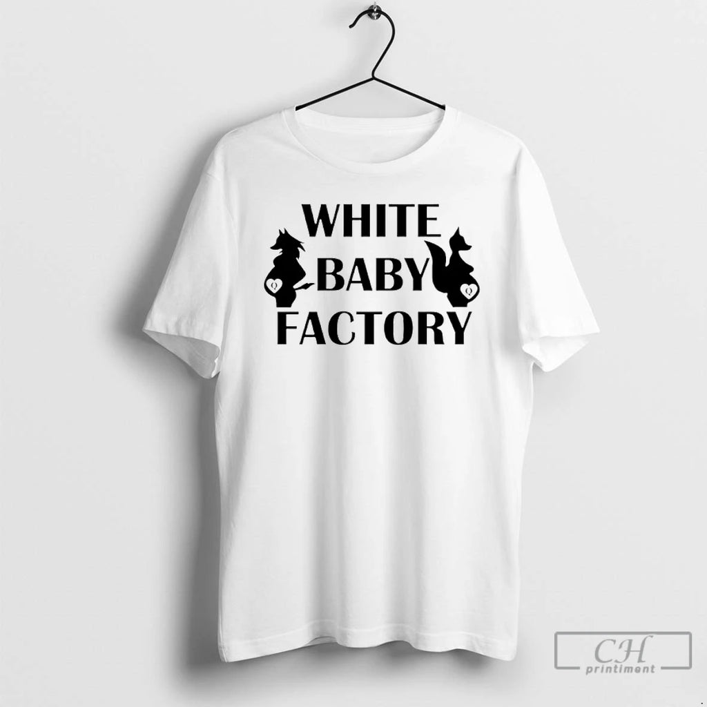 Premium White Baby Factory Funny