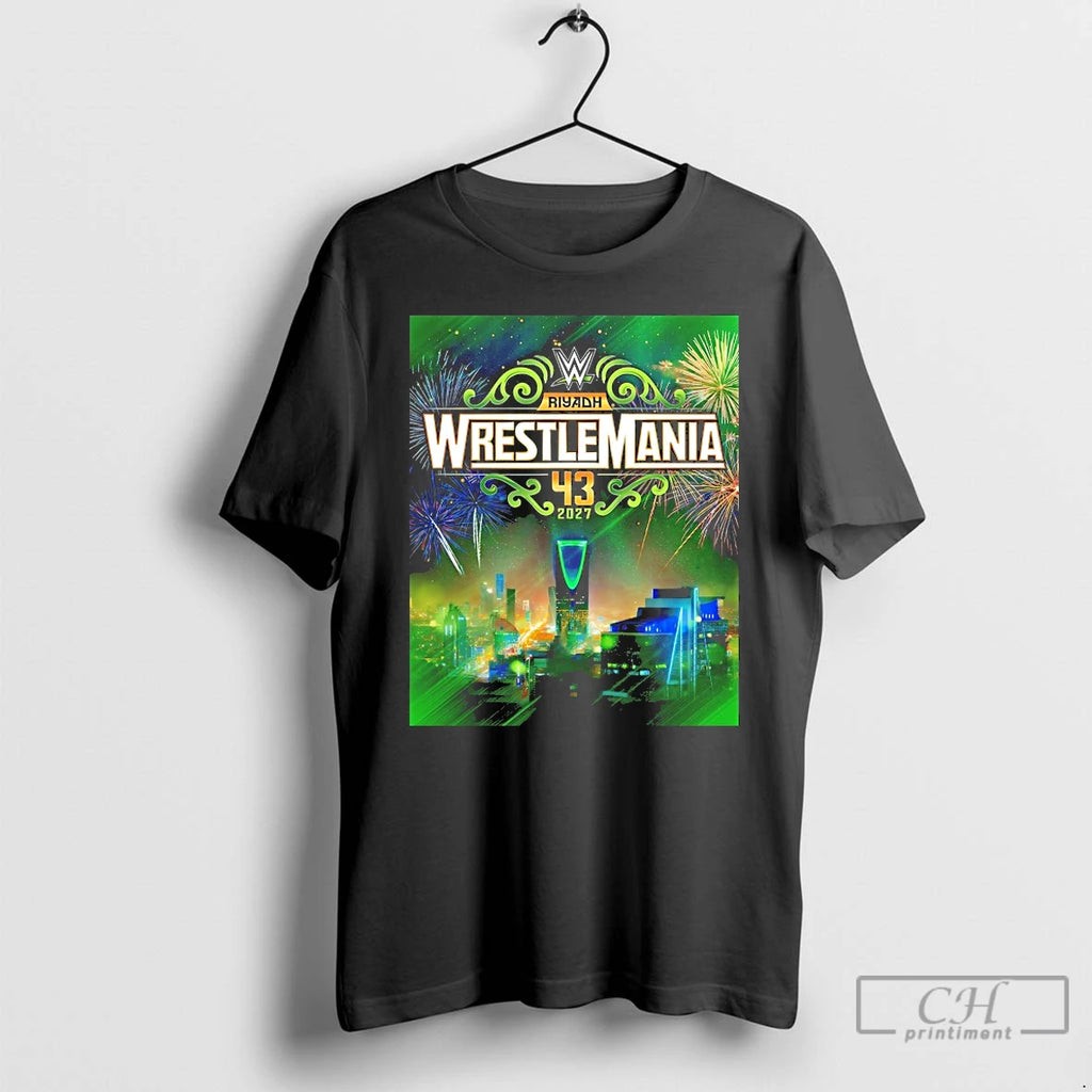 Premium Wrestlemania 43 Riyadh Season 2027 T Shirts