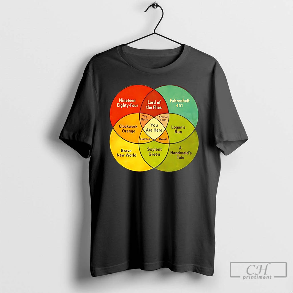 Premium You Are Here Lord Of The Flies The Matrix Animal Farm Brazil T Shirts