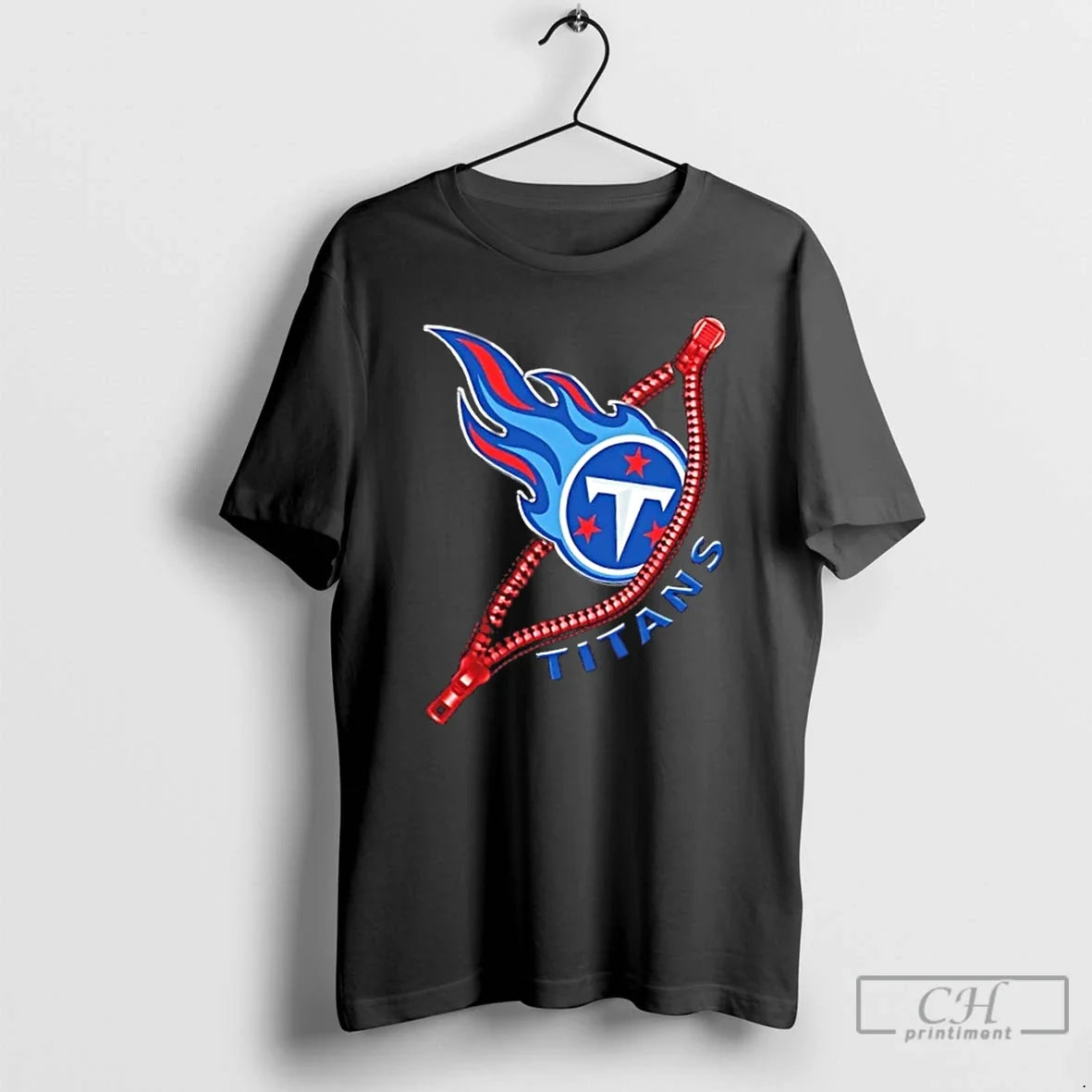 Zipper X Tennessee Titans Football Logo