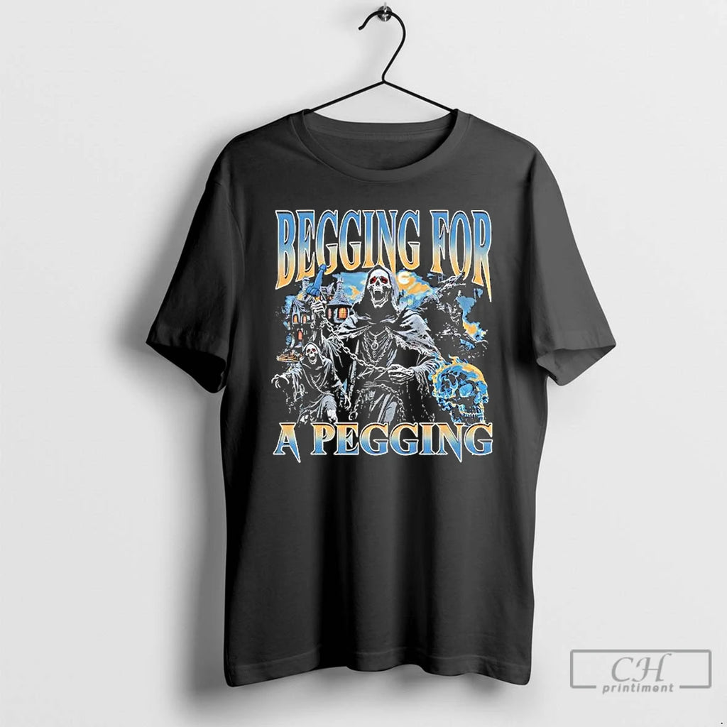 Premium Egging For A Pegging Skeleton Graphic