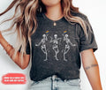 Pride Shirt Lesbian Solid Color Colorful Skeletons Comfortable LGBTQ+ Community T-Shirts