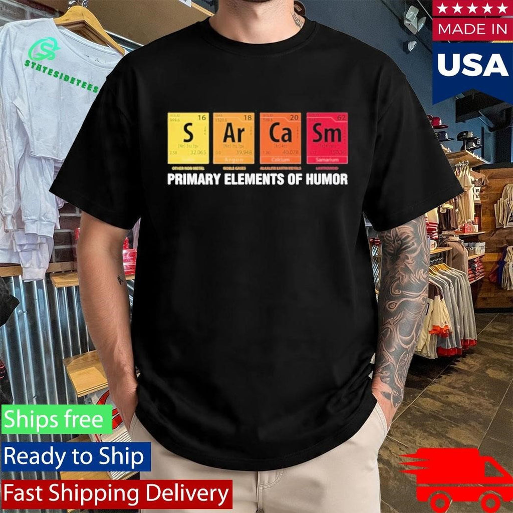 Primary Elements Of Humor Shirt Unisex , , , Long Sleeve Tee