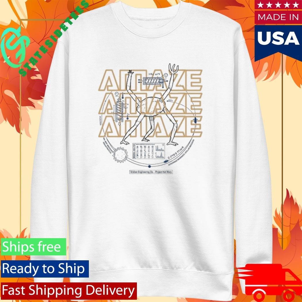 Project Hail Mary Rocky Amaze Amaze Amaze Shirt Unisex , , , Long Sleeve Tee