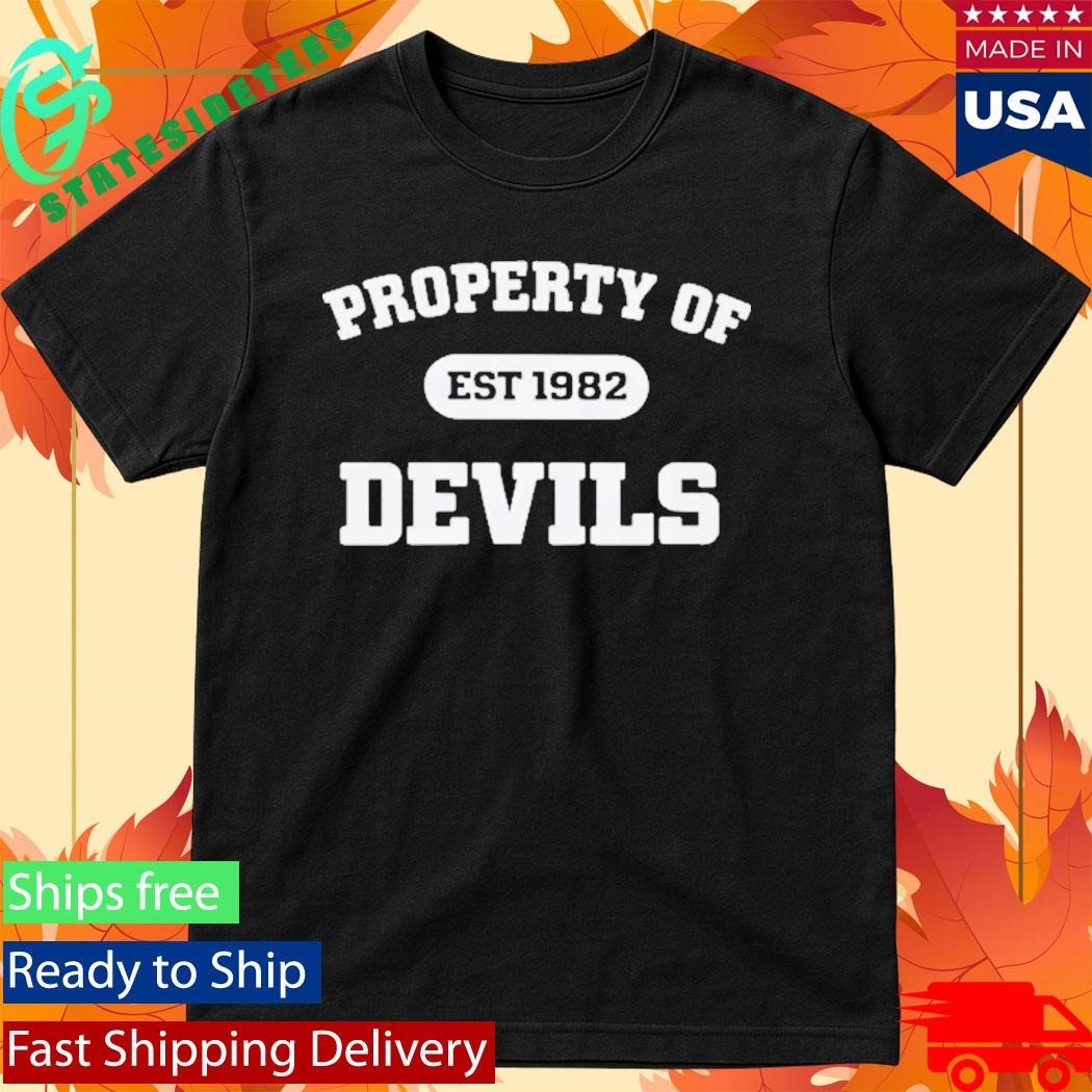 Property Of Devils Est 1982 Shirt Unisex , , , Long Sleeve Tee
