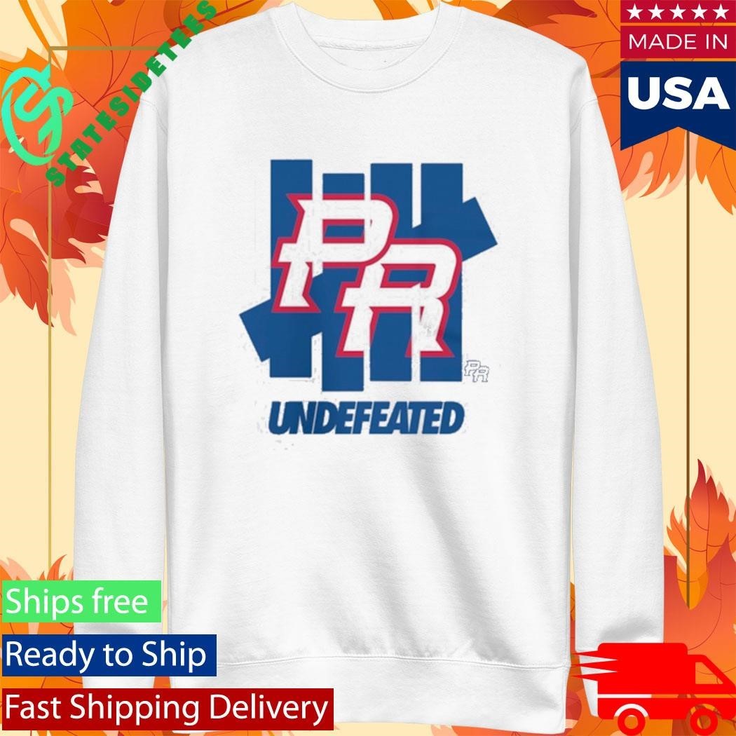 Puerto Rico Baseball Team 2026 World Baseball Complex Undefeated Shirt Unisex , , , Long Sleeve Tee