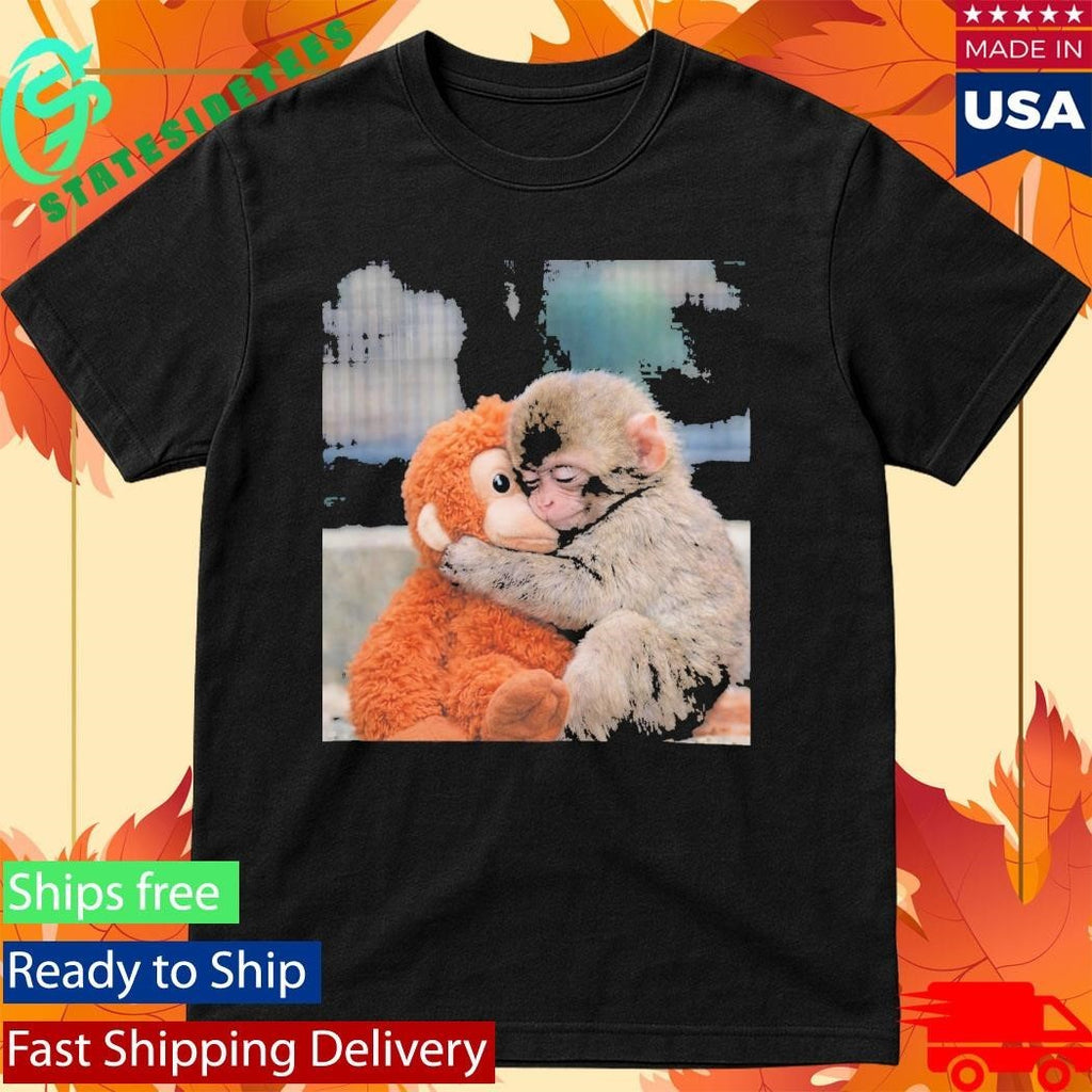Punch Monkey Hug Gift Shirt Unisex , , , Long Sleeve Tee