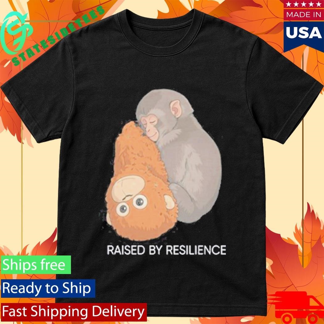 Punch Monkey Raised By Resilience Shirt Unisex , , , Long Sleeve Tee