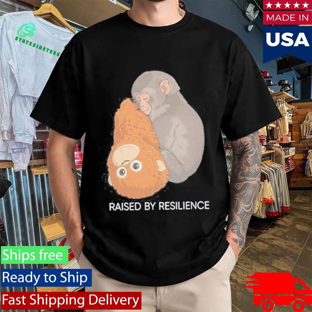 Punch Monkey Raised By Resilience Shirt Unisex , , , Long Sleeve Tee