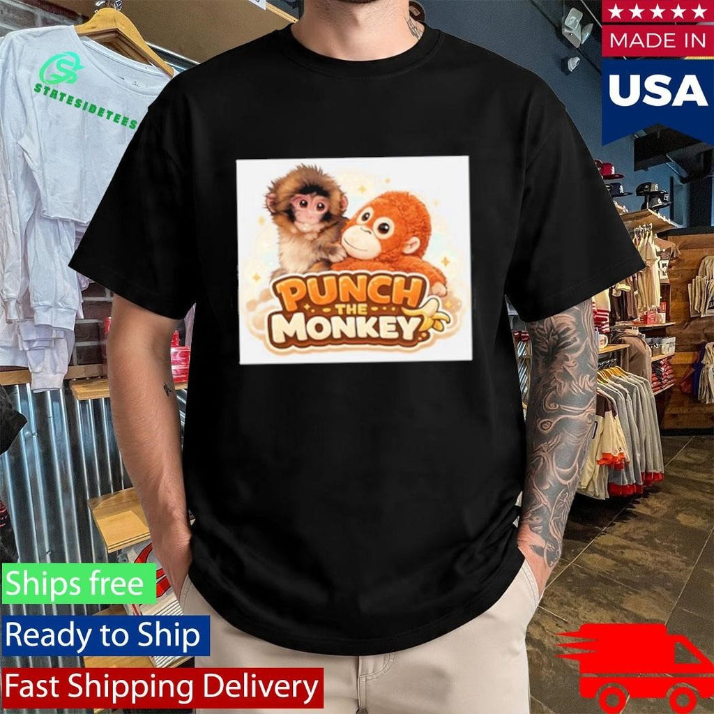 Punch The Monkey Shirt Unisex , , , Long Sleeve Tee