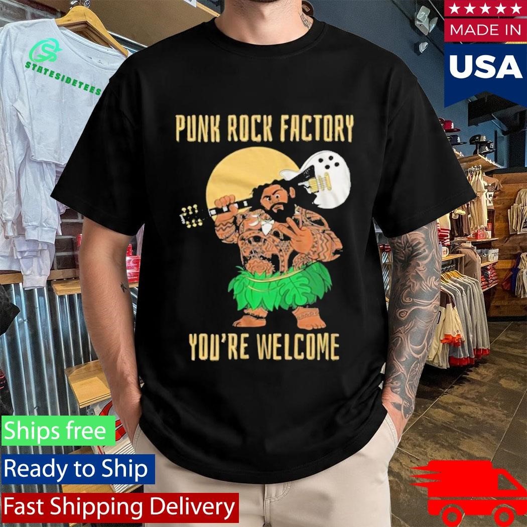 Punk Rock Factory You’re Welcome Shirt Unisex , , , Long Sleeve Tee