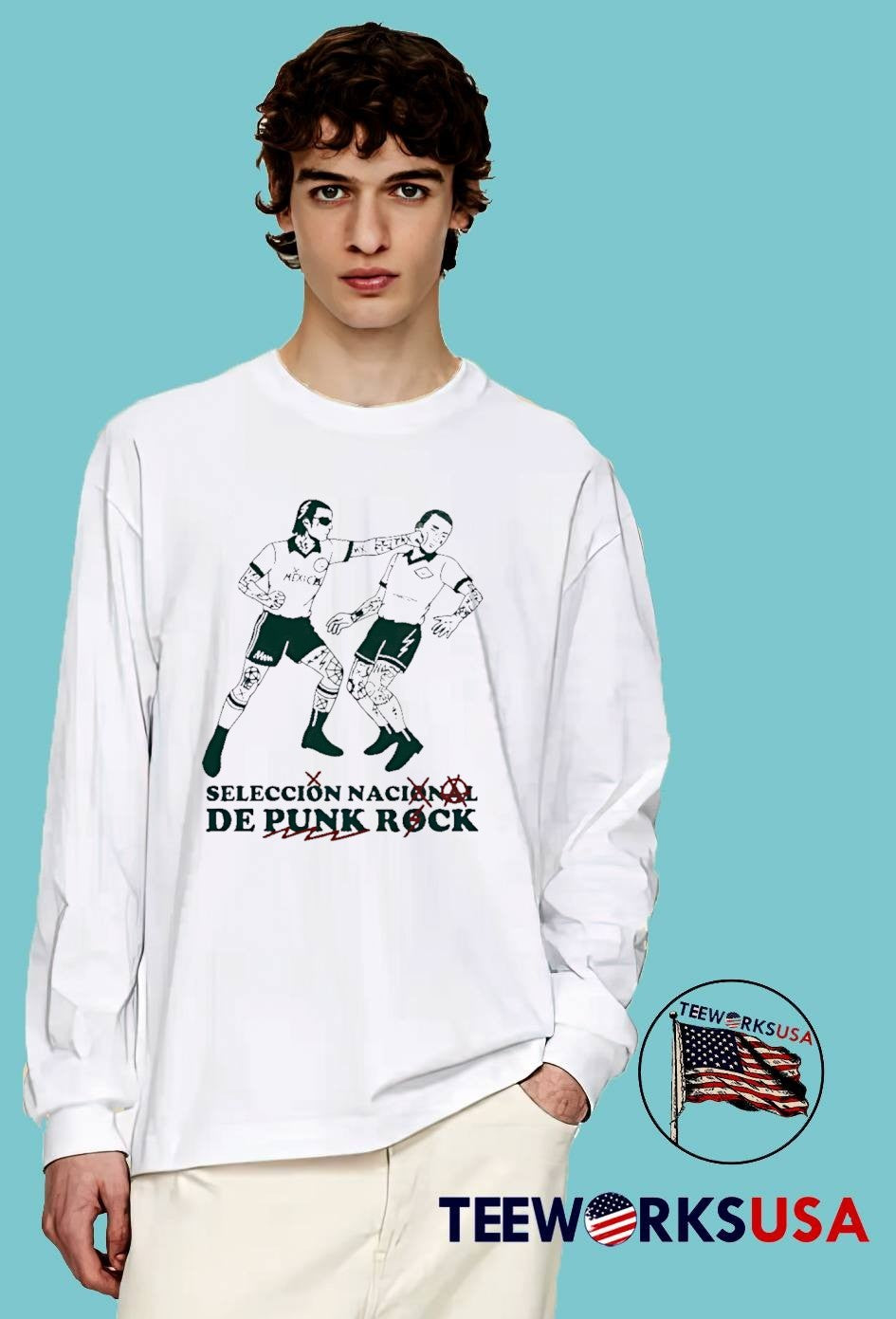 Punk Rock ‘ Tattooed Men Boxing ‘ Seleccion Nacional De Punk Rock ‘ T-Shirt