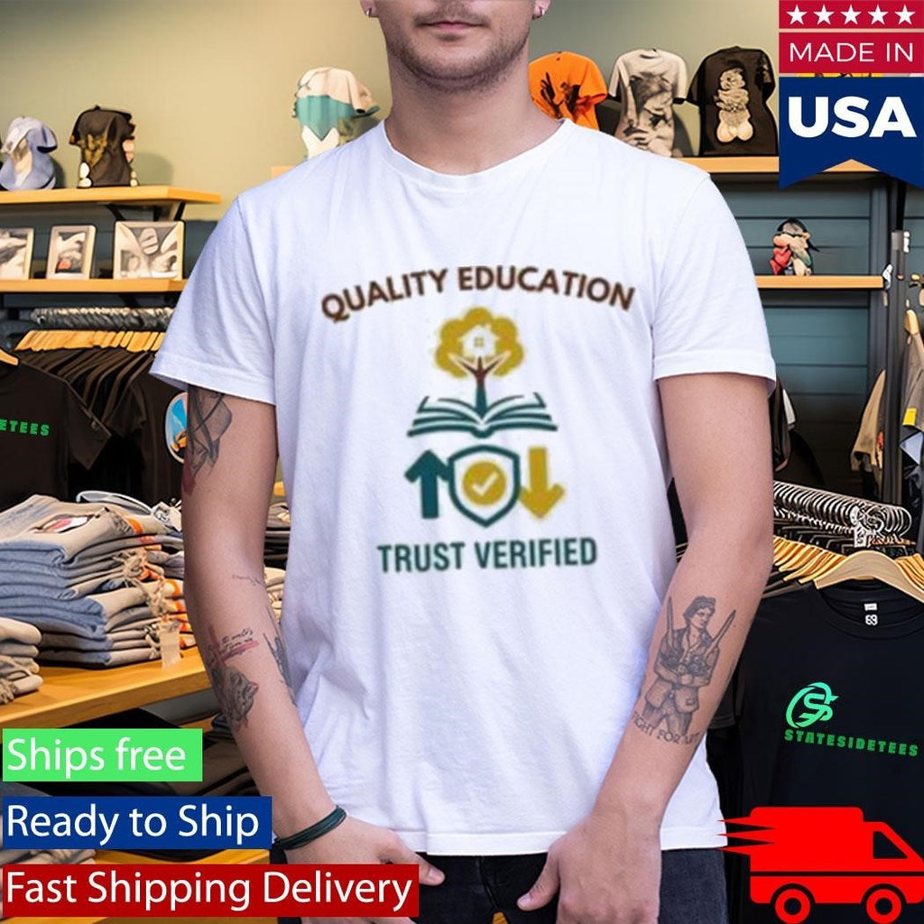 Quality Learing Center Quality Education Trust Verified Shirt Unisex , , , Long Sleeve Tee