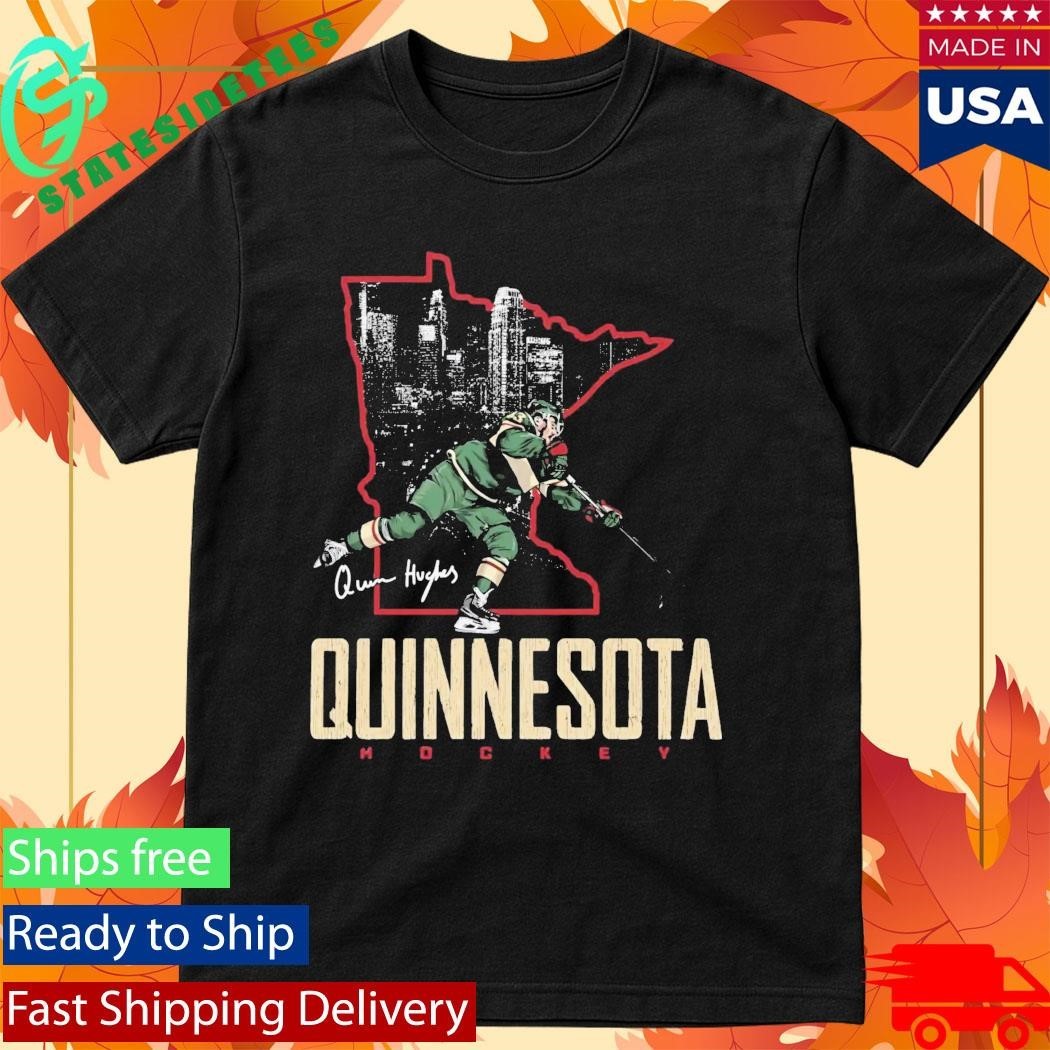 Quinn Hughes Minnesota Quinnesota Hockey Shirt Unisex , , , Long Sleeve Tee