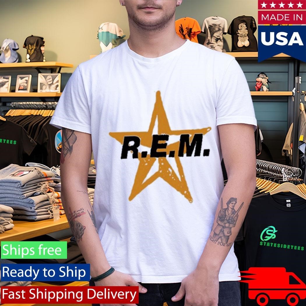 R.E.M. Star Tech Shirt Unisex , , , Long Sleeve Tee