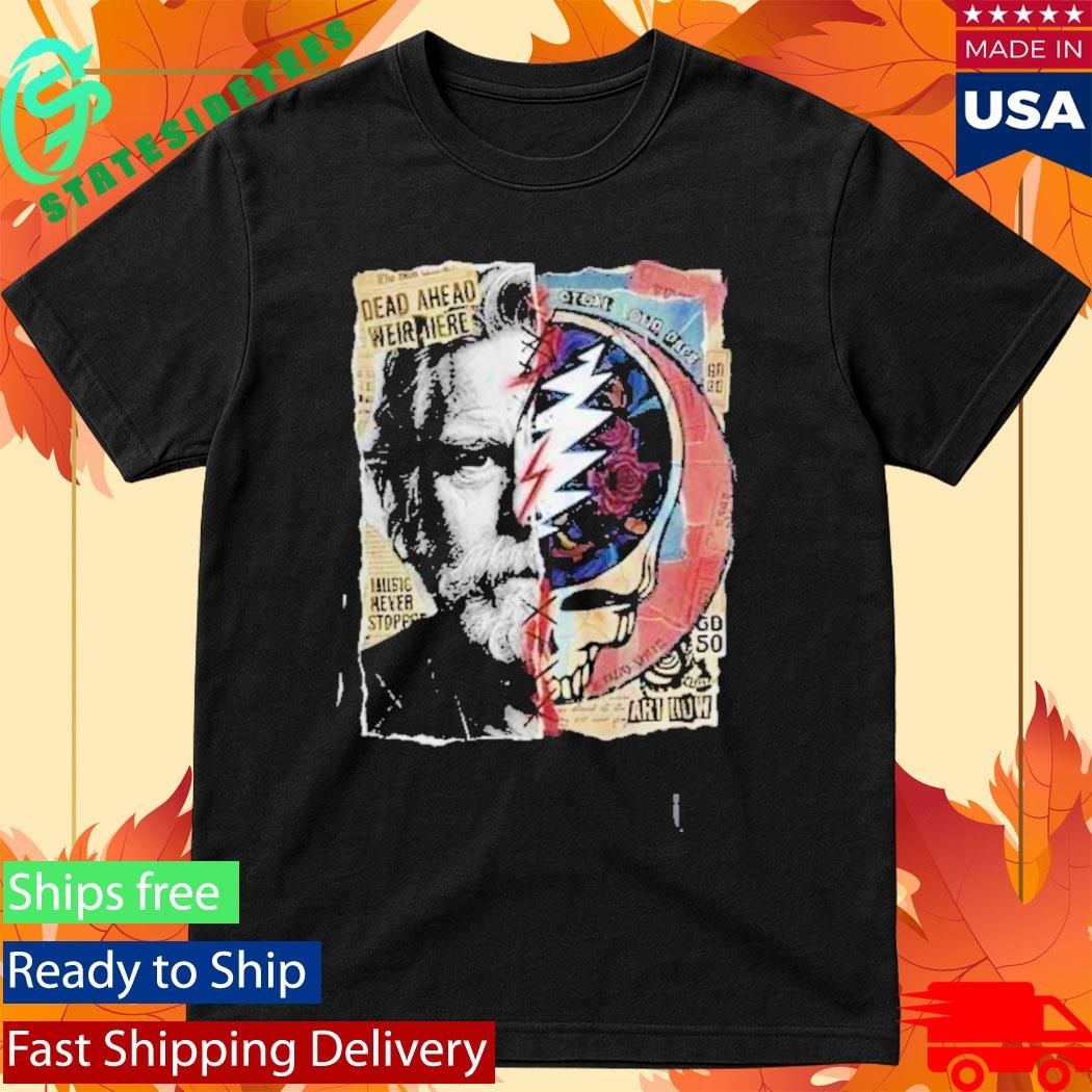 RIP Bob Weir 1947-2026 Grateful Dead Legend Memorial Unisex , , , Long Sleeve Tee