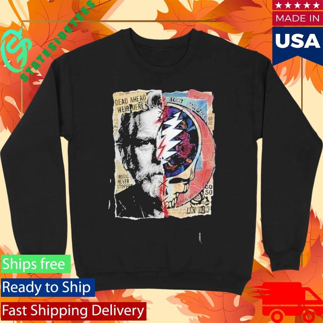RIP Bob Weir 1947-2026 Grateful Dead Legend Memorial Unisex , , , Long Sleeve Tee