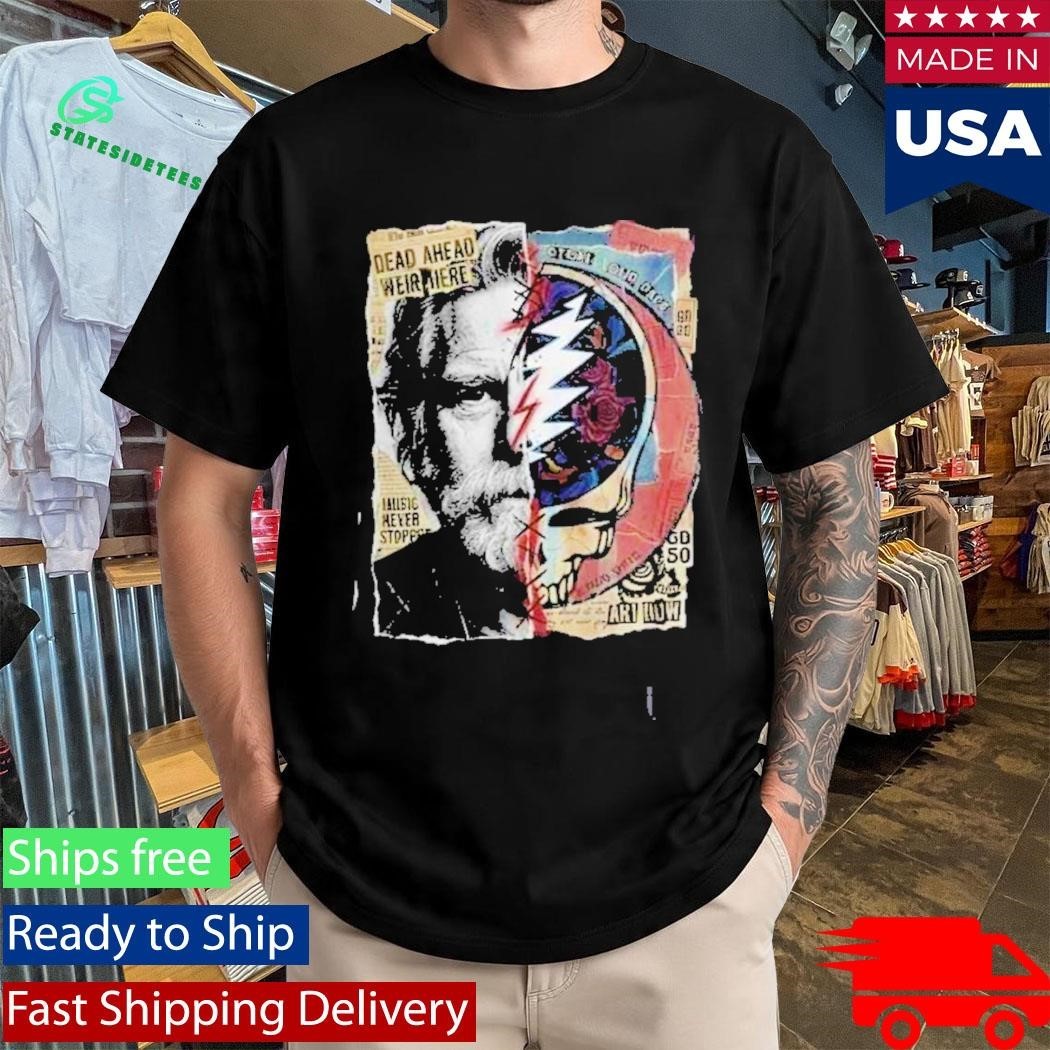 RIP Bob Weir 1947-2026 Grateful Dead Legend Memorial Unisex , , , Long Sleeve Tee