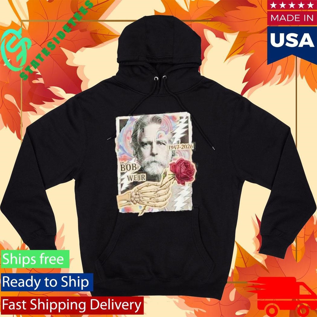 RIP Bob Weir 1947-2026 Grateful Dead Tribute Legend Memorial Rest In Peace Unisex , , , Long Sleeve Tee