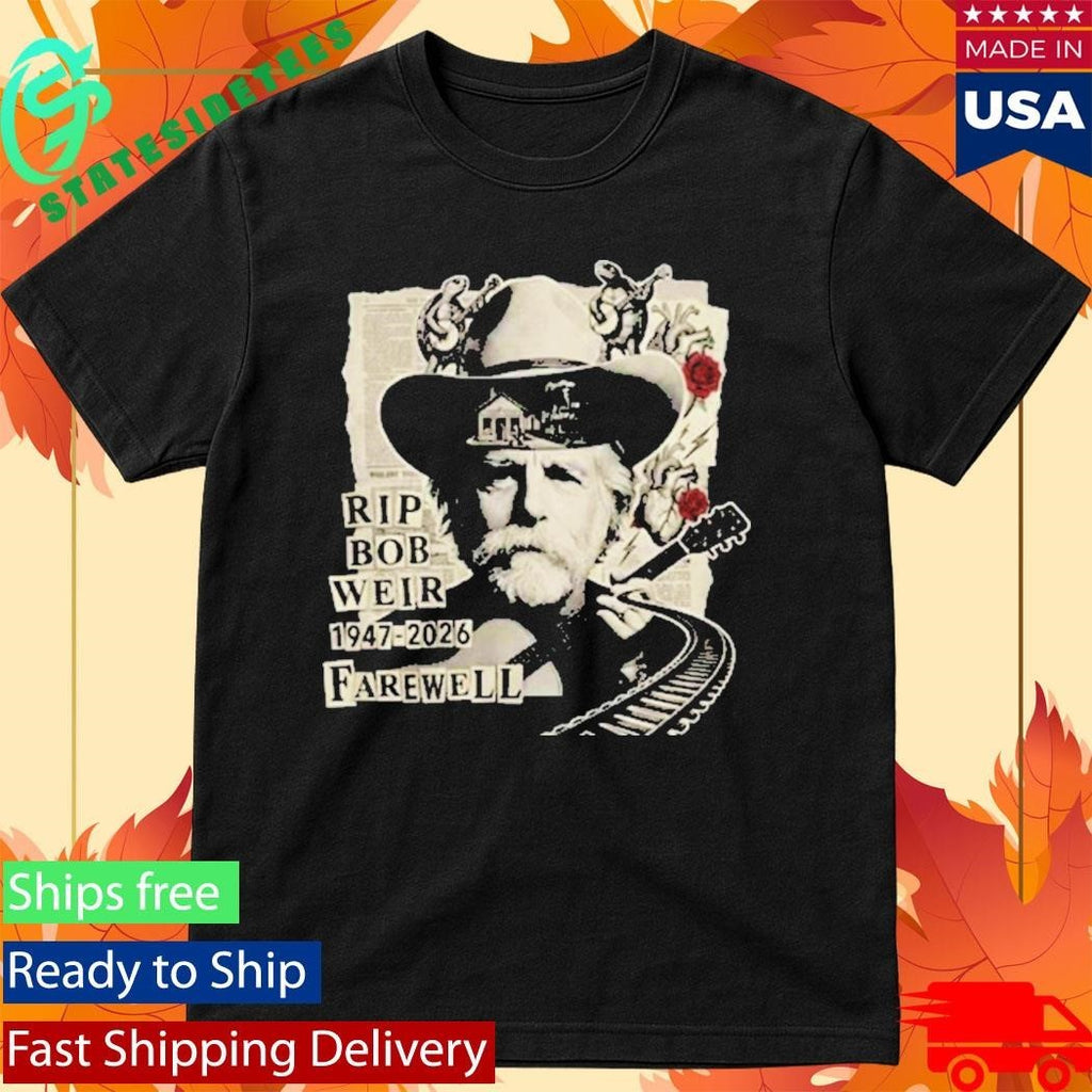 RIP Bob Weir 1947-2026 Terrapin Station Farewell Grateful Dead Legend Shirt Unisex , , , Long Sleeve Tee