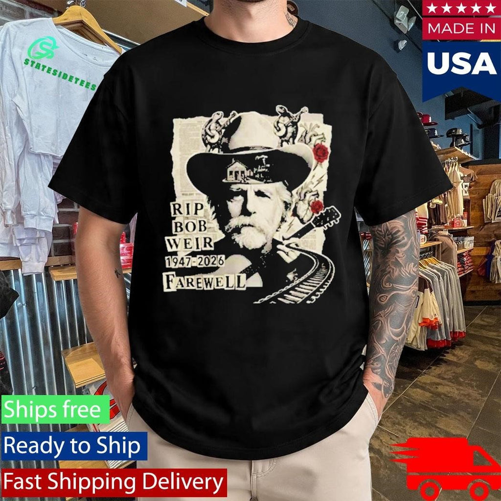 RIP Bob Weir 1947-2026 Terrapin Station Farewell Grateful Dead Legend Shirt Unisex , , , Long Sleeve Tee