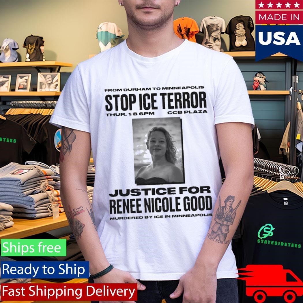 RIP Stop ICE Terror Justice For Renee Nicole Good Shirt Unisex , , , Long Sleeve Tee
