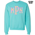Rainbow Plaid Monogram 'NLB' T-Shirts