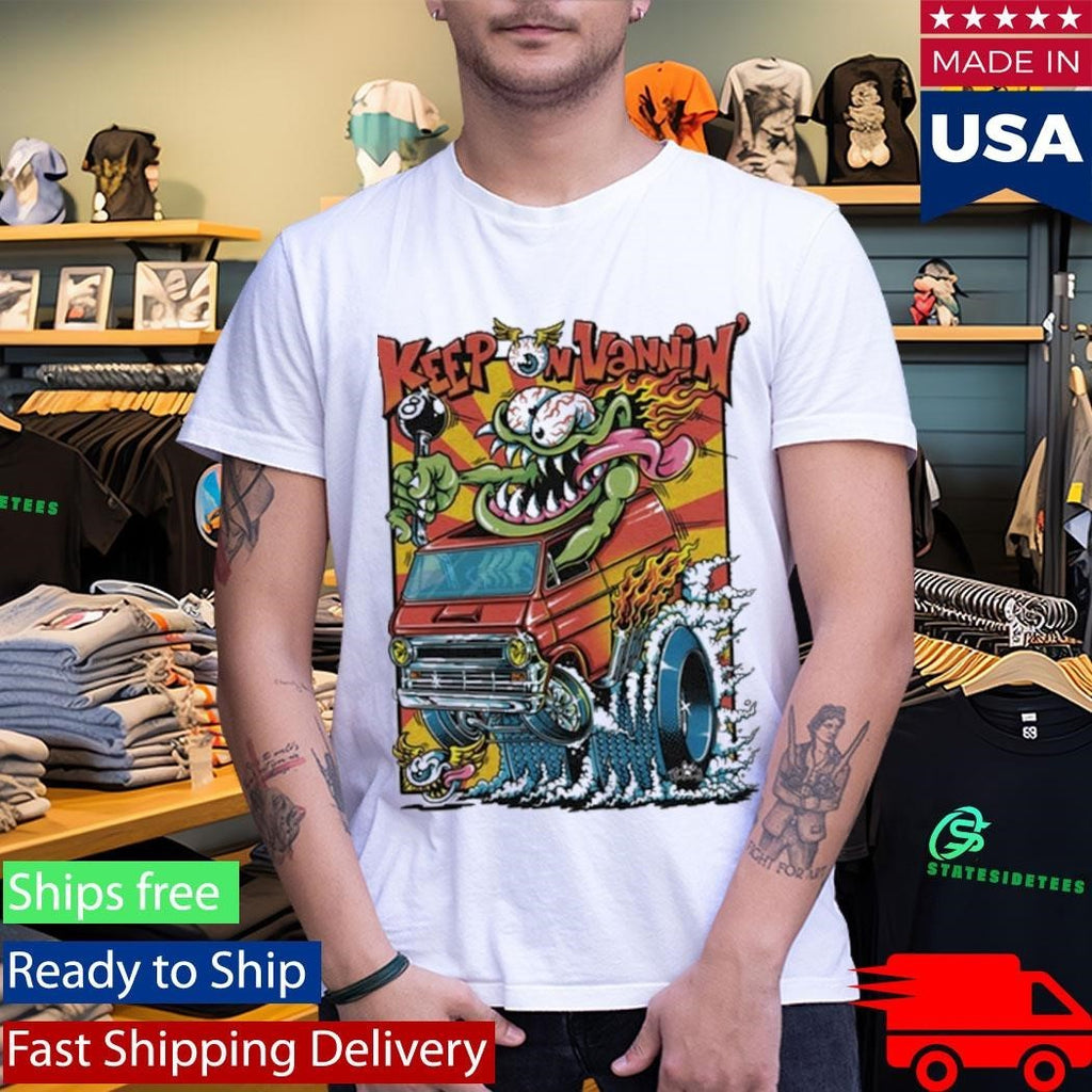 Ramone Sketch Keep On Vannin Shirt Unisex , , , Long Sleeve Tee