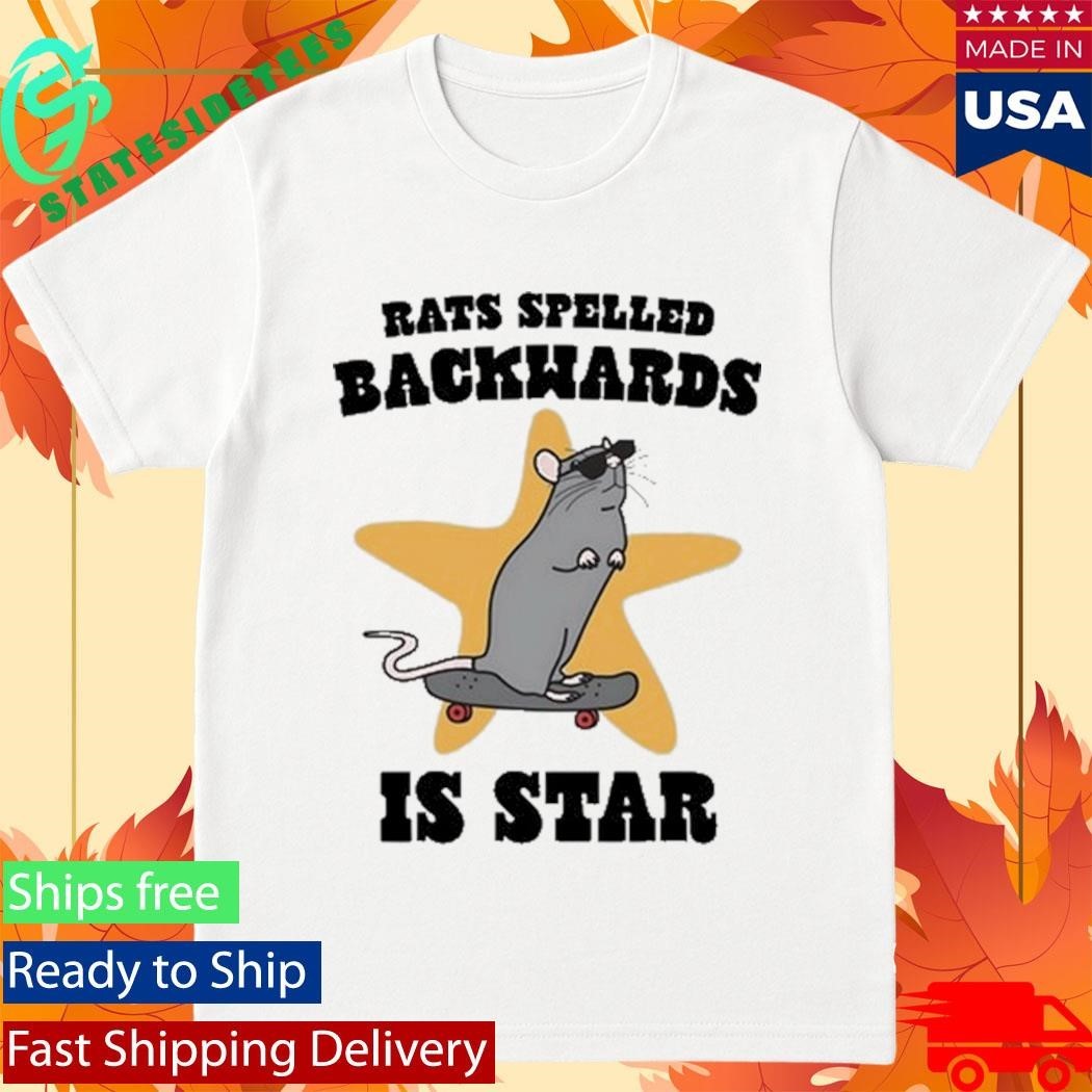 Rats Spelled Backwards is STAR Shirt Unisex , , , Long Sleeve Tee
