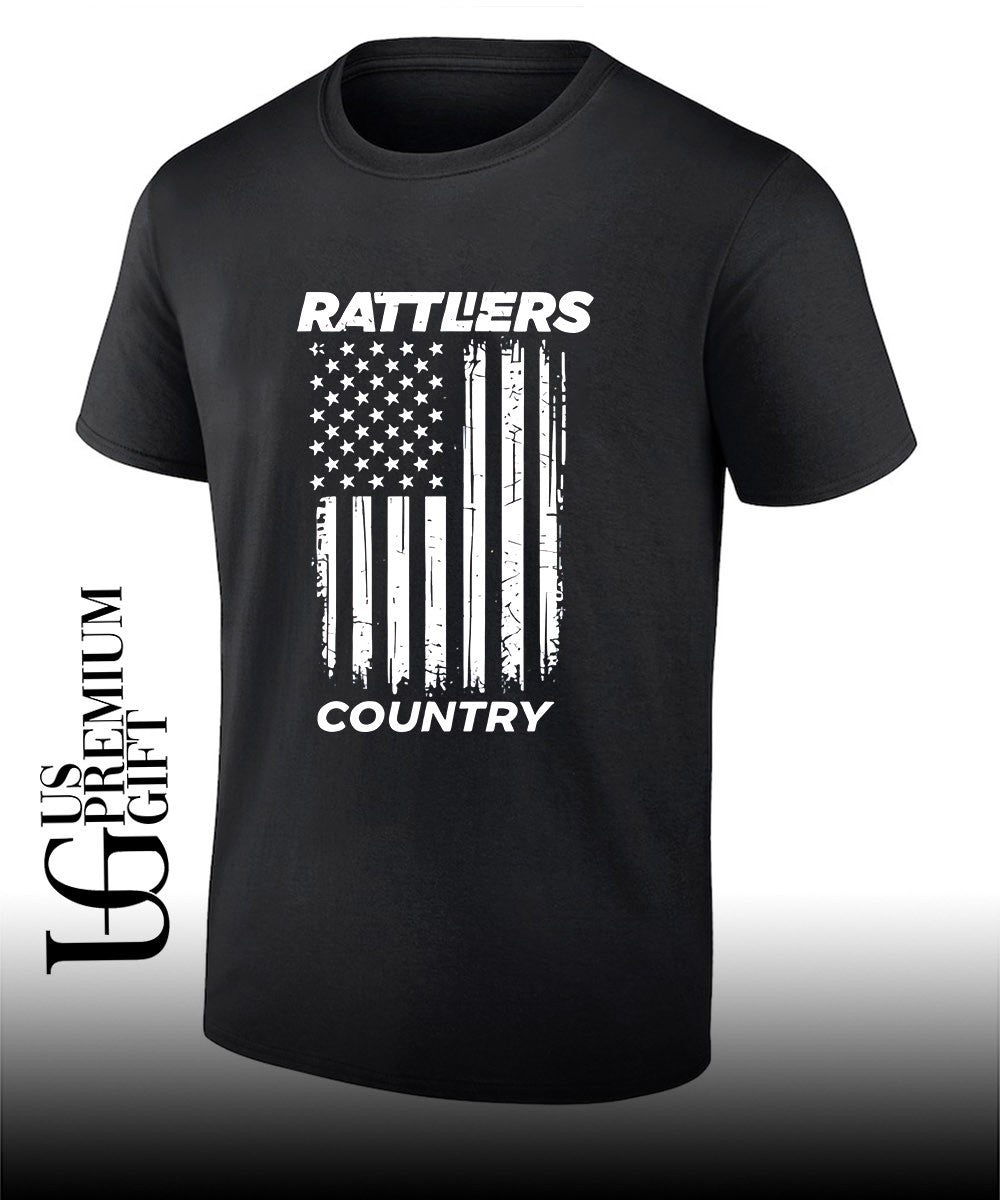 Rattlers Country USA flag shirt