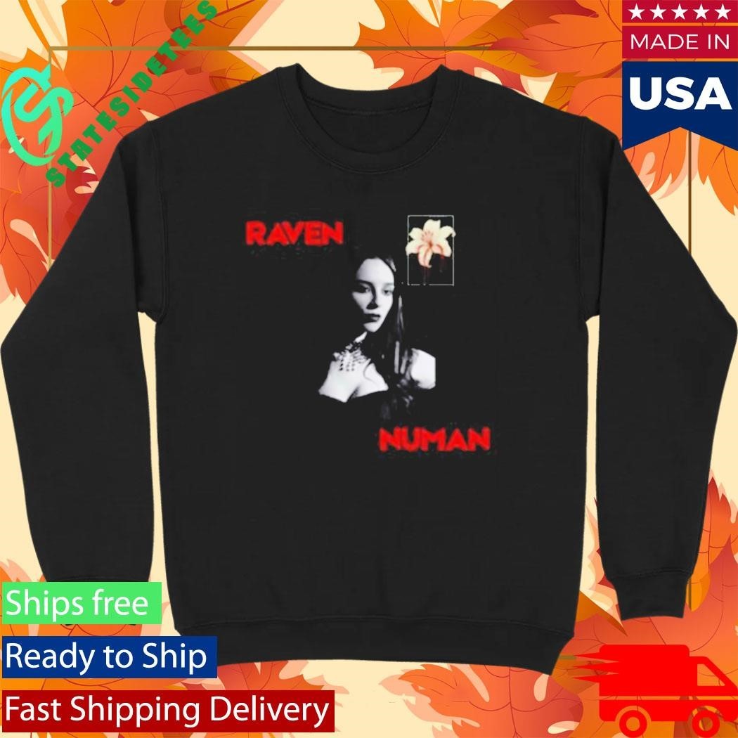Raven Numan Black Tour Shirt Unisex , , , Long Sleeve Tee