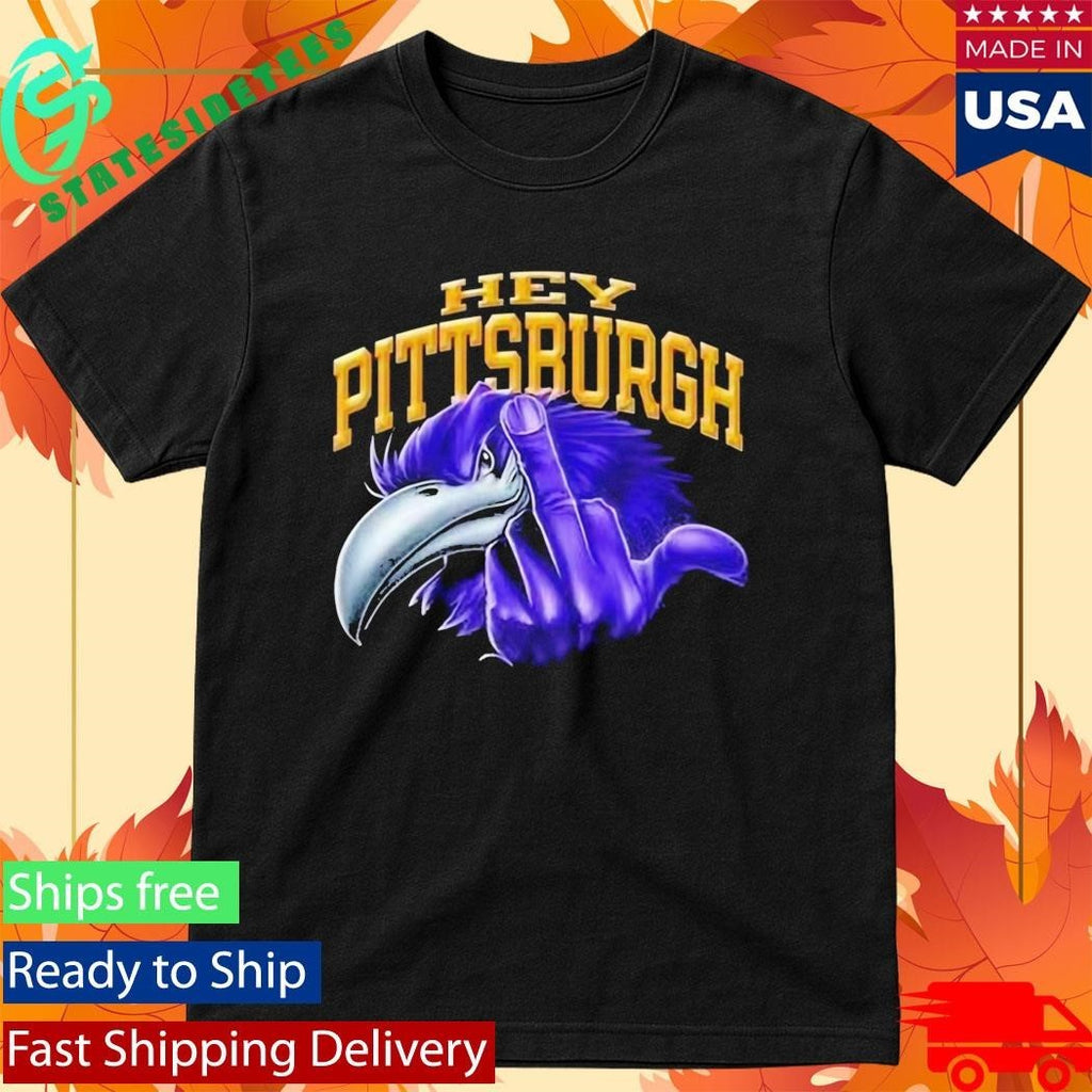 Ravens Flock Hey Steelers Middle Finger Shirt Unisex , , , Long Sleeve Tee
